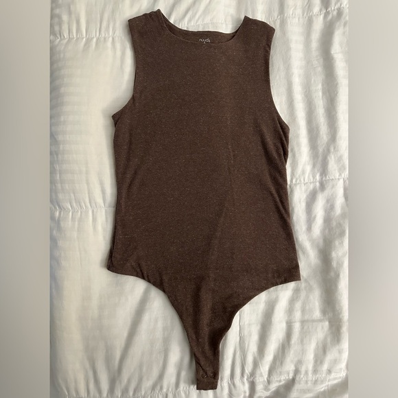 Nuuds Classic Crewneck Tank Bodysuit - Picture 3 of 5
